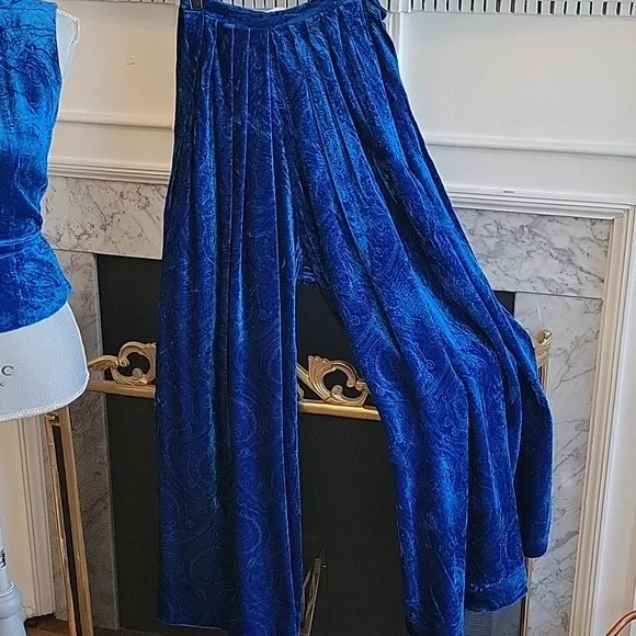 1960's Nelly De Grab Of New York Velvet Pant Set - Picture 3 of 10